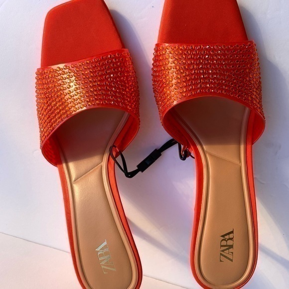 ZARA Sandals with sparkly details 2841/810 - Picture 9 of 14